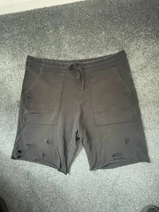 New Look Faded, Ripped Men’s Black Shorts XXL - Picture 1 of 2