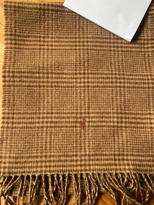 Vintage : écharpe en laine RALPH LAUREN - Photo 1/2