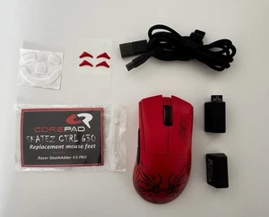 Razer DeathAdder V3 Pro Faker Edition + Corepad + uchwyt SoSpacer + klucz sprzętowy 8K - Zdjęcie 1 z 8