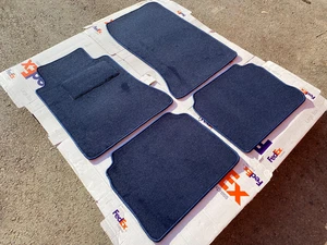 For Mercedes Benz W124 Sedan Floor Mat Carpet blue E320 E400 E420 E500 1984-95 - Picture 1 of 2