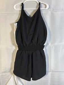 Girls Size 12 Habitual Black Shorts Sleeveless Romper - Picture 1 of 3
