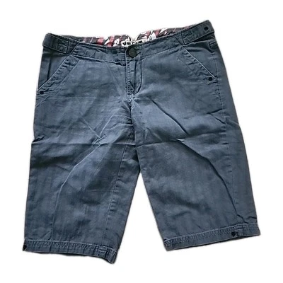 VNTG Volcom Bermuda Shorts Junior Size 3 Gray Cotton Board Sports 32 x 12.5 - Image 1 of 4