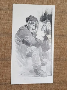 In Sizilien 1897 Palermo Ebene der Griechen oder Albaner Männer G. Vuillier - Bild 1 von 1