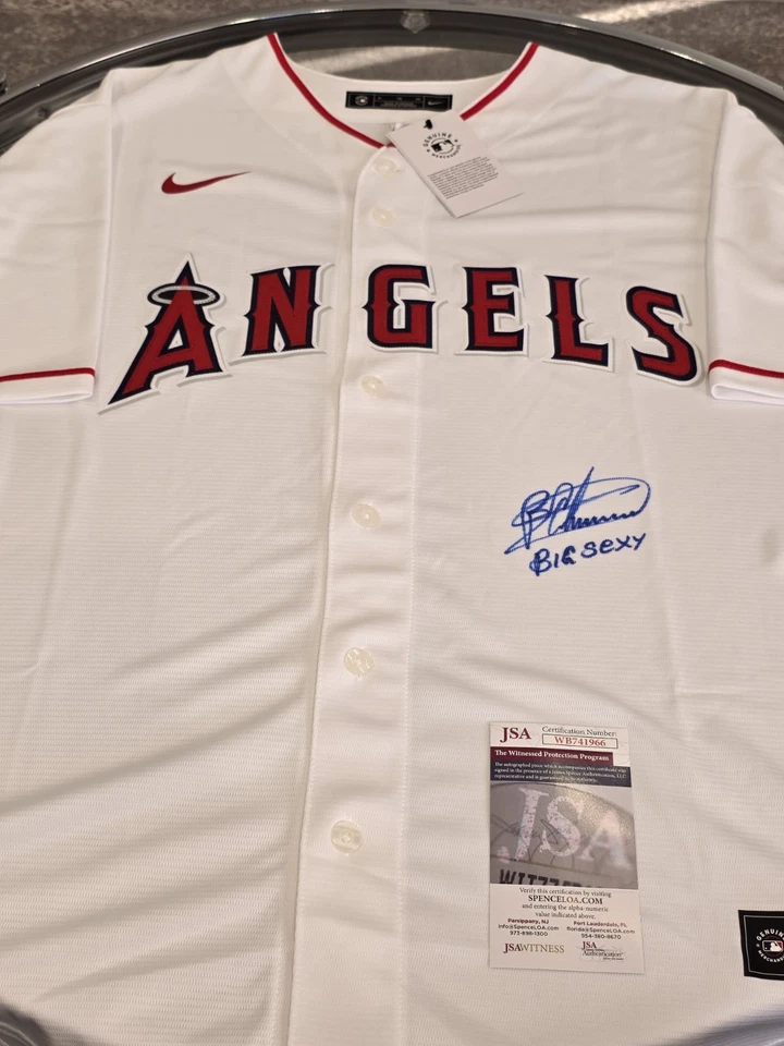 Bartolo Colon Autographed/Signed Jersey JSA COA Anaheim Angels - Image 1 of 4