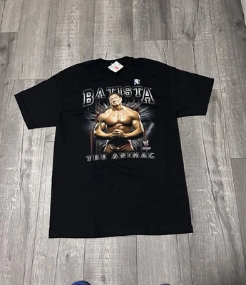 De colección Nuevo con etiquetas 00s Batista WWE WWF 2002 WWF The Animal Y2K Luchador Talla Grande Foto 1 de 4