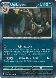 Umbreon 059/131 Prismatic Evolutions Pokemon TCG Holo Rare - Picture 1 of 1