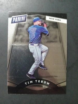 (2) Tim Tebow Cards 2017 Panini # TT NM Or Better & 2018 Panini #TT NM Or Better - Image 1 of 4