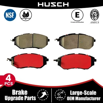 Front Carbon Fiber Ceramic Brake Pads for Subaru WRX 2018-2020 - Image 1 of 4