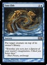 Mtg magic m14 - (4x) time ebb/time of the ebb tide, English/vo