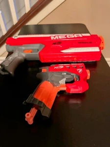 Nerf N-Strike Elite Mega Magnus and Mega Bigshock Guns - Lot of 2 - Picture 1 of 10