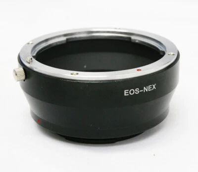 Canon EOS EF mount Lens To Sony NEX E Adapter NEX-5R 5T 6 7 A5100 A6000 A7 A7R - Image 1 of 2