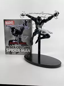 MARVEL COMICS Spider-Man Figure Black Costume ver Luminasta SEGA Authentic - Picture 1 of 3