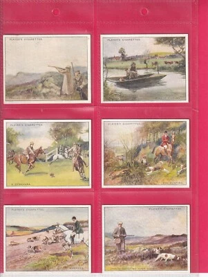 PLAYER'S - COUNTRY SPORTS - ISSUED 1930 - TYPE CARD - NO. 9 GROUSE SHOOTING-DOGS - Image 1 of 2