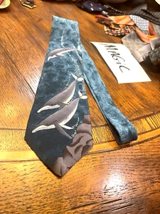 VESTIDO ANIMAL PEZ OCÉANO BALLENA TRAJE CORBATA DISEÑADOR ENVÍO GRATUITO - Imagen 1 de 3