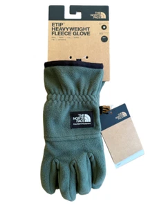 THE NORTH FACE Etip Heavyweight Fleece Gloves Thyme Men's Medium NF0A7RJ NWT - Picture 1 of 5