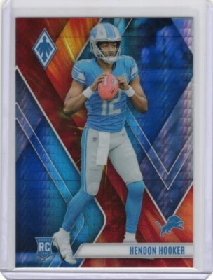 2023 Panini Phoenix Fire Burst #119 Hendon Hooker RC Lions 017/340 - Image 1 of 2