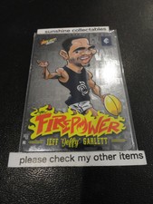 2014 SELECT AFL FIREPOWER CARICATURE CARD FC9 JEFF GARLETT CARLTON
