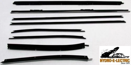 1971-1974 Cadillac Eldorado Convertible Beltline Weatherstrip Set-8 piece - New - Image 1 of 1