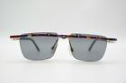 Vintage Metzler 5820 Multicoloured Black half Rim Sunglasses NOS