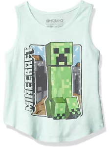 Camiseta sin mangas Minecraft ☆ vintage para niñas Creeper ☆ tallas S-XL - Imagen 1 de 2
