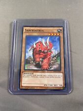 Sabersaurus SR04-EN004 Yu-Gi-Oh! Card Light Play 1st Edition- Free Shipping