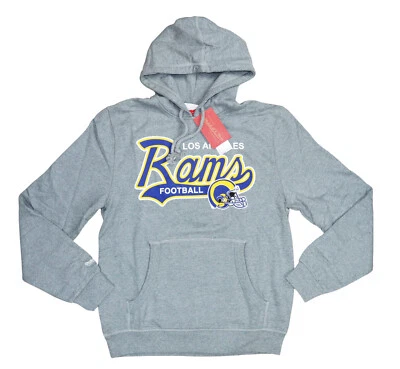 Sudadera con Capucha Mitchell & Ness Los Angeles Rams Tailsweep Calce Ajustado NFL NUEVA CON ETIQUETAS Foto 1 de 2