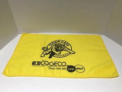 Toalha de mão Hamilton Tiger Cats “terrível” CFL preta amarela Cogeco equipe oficial 3 - Imagem 1 de 4