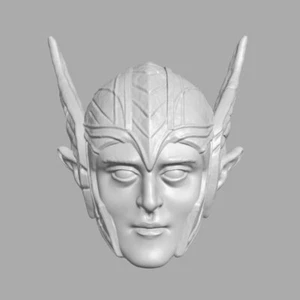 Elf Warrior v5 custom head for BFS Mythic Legions & other fantasy action figures - Picture 1 of 1