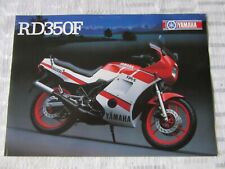 Yamaha RD350F  RD350 1986 sell brochure