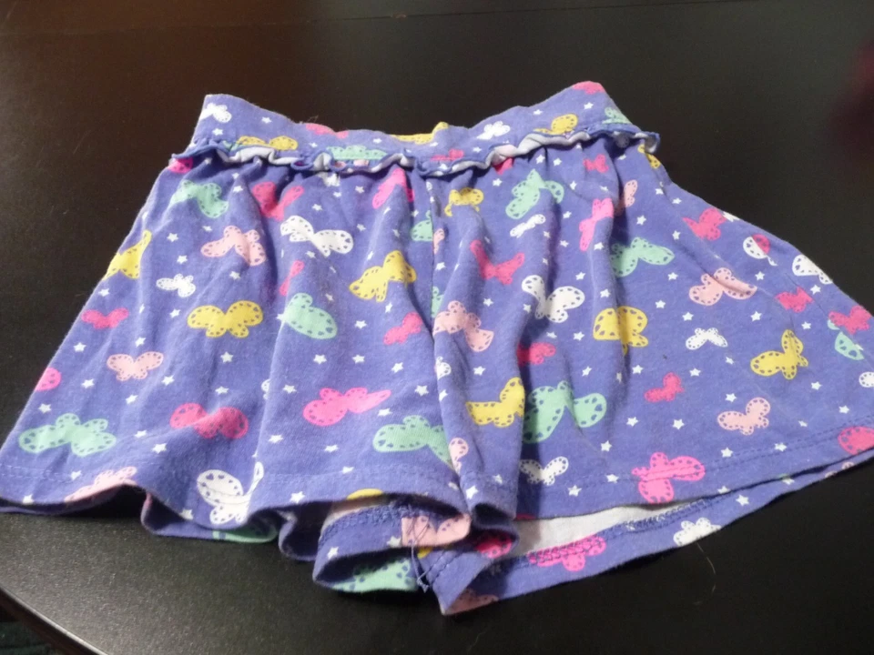 LINDO PANTALÓN CORTO AZUL CON MARIPOSAS TALLA 5T WONDER NIÑOS Foto 1 de 1