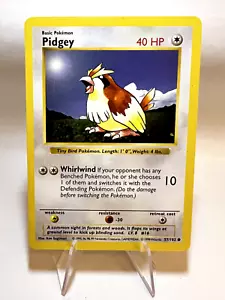 Pidgey Taubsi Shadowless Vintage Pokemon Card English 1999 Base Set Good - Bild 1 von 2
