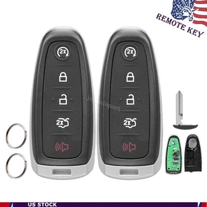 2 For 2013 2014 2015 2016 2017 2018 Ford Taurus 5B Keyless Remote Smart Key Fob - Picture 1 of 8