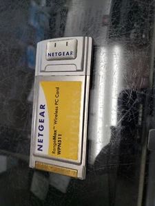 NETGEAR WPN511T RANGEMAX WIRELESS PC CARD Network Adapter FREE SHIP - Picture 1 of 4