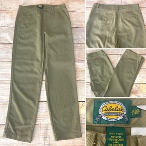 Pantalones beige para hombre Cabelas para exteriores de nailon 32x32 - Imagen 1 de 7
