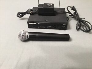 Shure L2/LX4/SM58 VHF (CH 186.600) wireless handheld microphone system