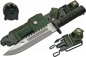 Heavy Duty Military Saber Bayonet M9 Knife copy with Army Style Sheath - Picture 1 of 16