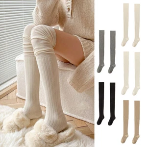 Frauen Winter Warme Gestrickte Socken Über Knie Lange Oberschenkel Hohe : - Bild 1 von 18