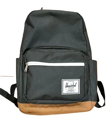 Herschel Classic Unisex Pop Quiz 22L Laptop Backpack - Black/Tan - Image 1 of 4