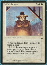 Witch Hunter The Dark HEAVILY PLD White Rare MAGIC CARD (ID# 194668) ABUGames