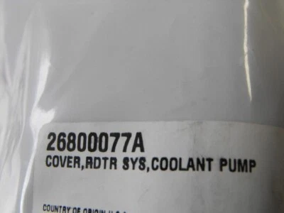 Cubierta de bomba de agua Harley Davidson 26800077A CVO Ultra Limited Touring M8 OEM 2020 Foto 1 de 4