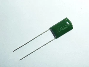 100PCS 100V 0.033uF 33nF 33000pF 2A333J ±5% Mylar Film Capacitors Radial - Picture 1 of 1