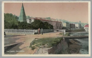 MILTON ARTLETTE POSTAL EL BANCO FALMOUTH CORNWALL C1910 - Imagen 1 de 2