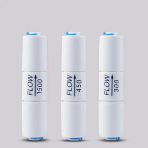 Válvula restrictora de flujo de filtro de agua de 1/4" sistema de ósmosis inversa de conexión rápida - Imagen 1 de 13