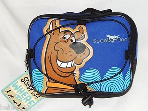 NEW SCOOBY-DOO BLUE INSULATED LUNCH BAG 9" X 7" X 3" APPROX. - Picture 1 of 2