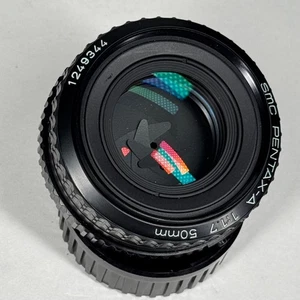 Lente SMC Pentax-A 50 mm f/1,7 35 mm SLR Prime montura K HAZE - Imagen 1 de 7