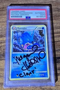 Pokemon Gyarados | 30/30 HGSS Trainer | Megan Hollingshead Sign | PSA Certified - Picture 1 of 2