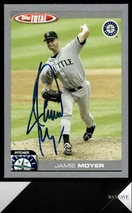 2004 Topps Total #577 Jamie Moyer Signed Auto Silver Seattle Mariners - Picture 1 of 2