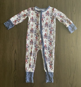 Charlie’s Project Little Snuggles Bamboo Bamboo Zippy Romper Spider-Man 18-24M - Picture 1 of 3