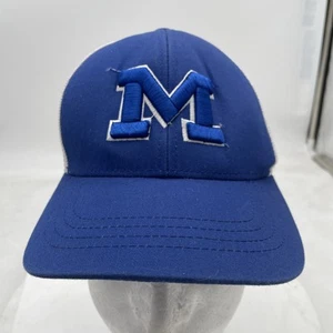 Pacific Headwear Youth Adjustable Blue With  M Logo - Picture 1 of 8