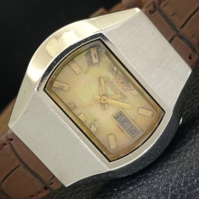 ORIENT AUTOMATIC VINTAGE JAPAN 46943 MENS ORIGINAL DIAL WATCH a703601-1 - Image 1 of 4